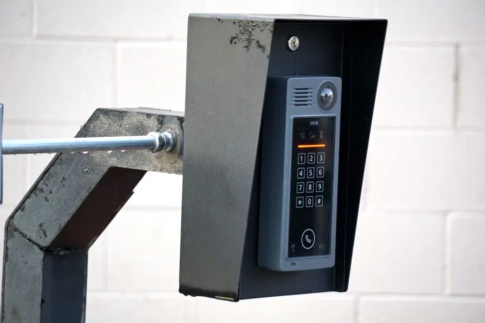 Close up of an Intercom