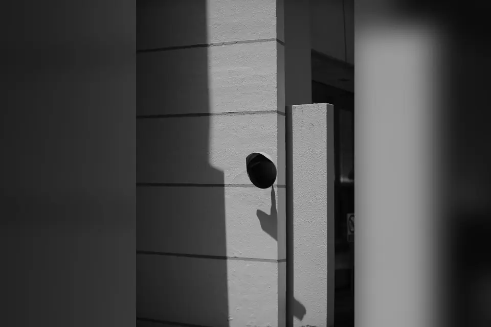 Security Camera on a Building