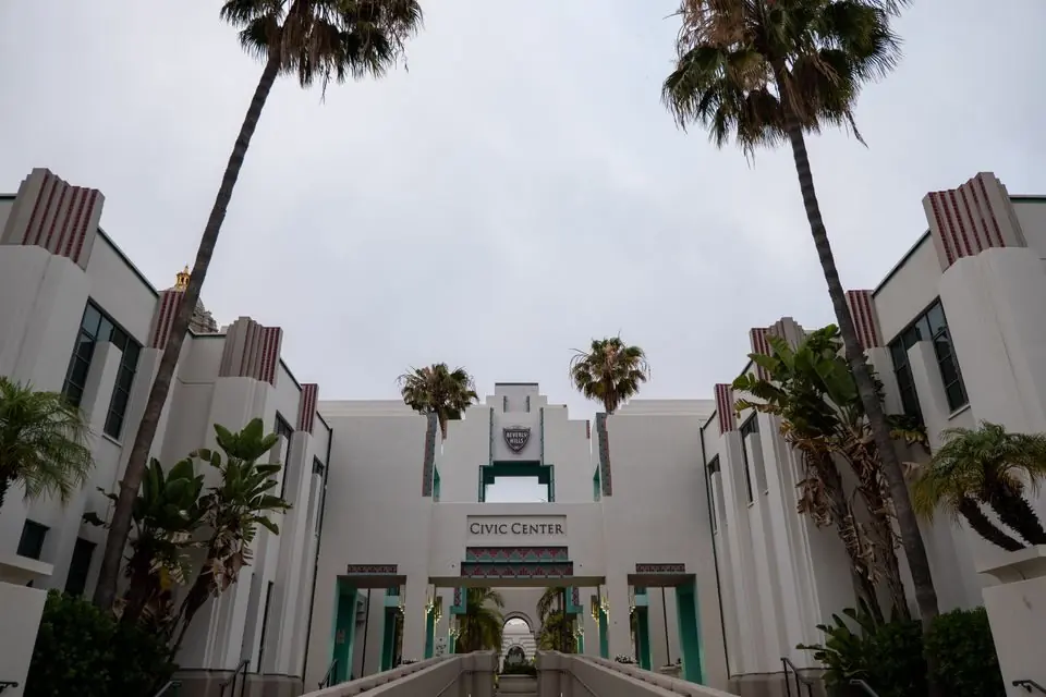 Civic Center Entrance in Los Angeles, California