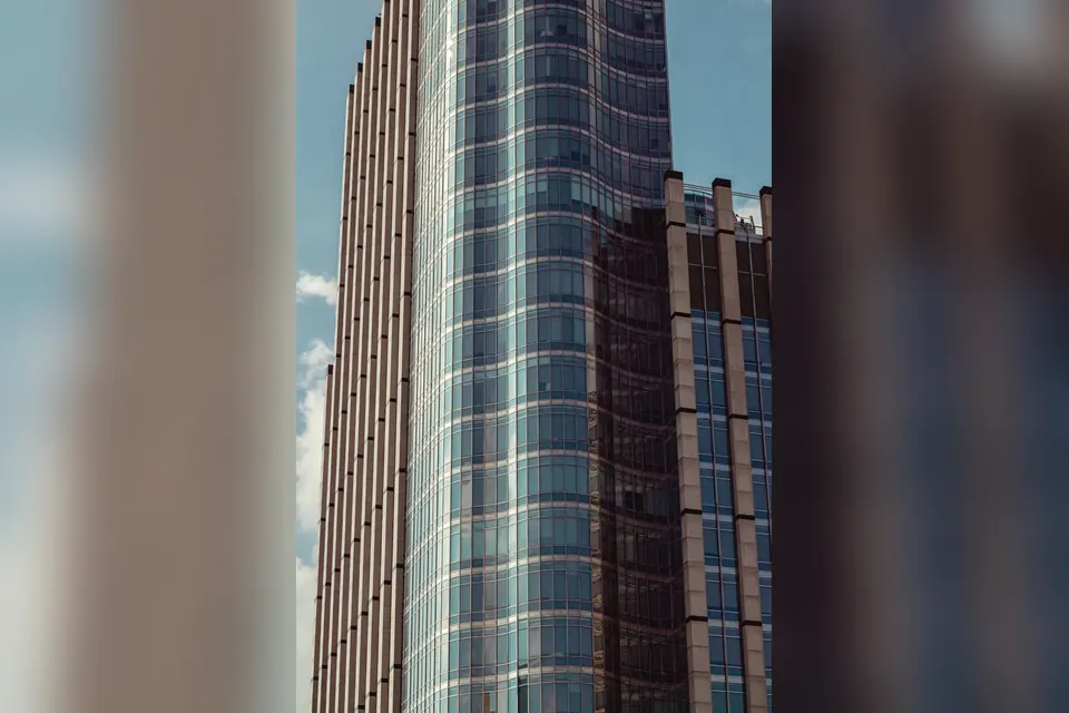 Modern Glass Office Building Exterior