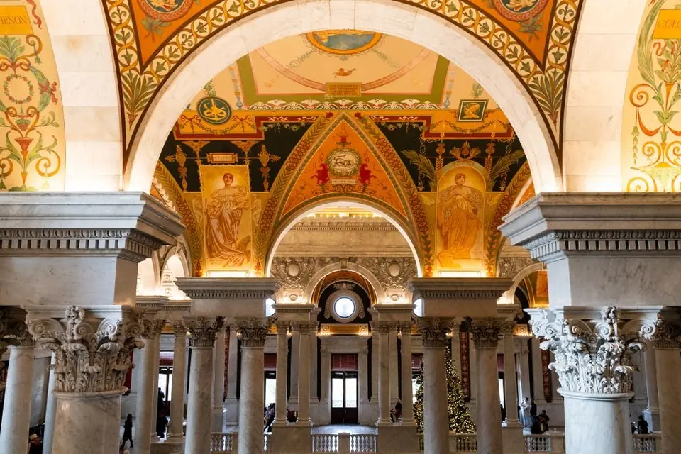 Ornate Architecture of Library of Congress