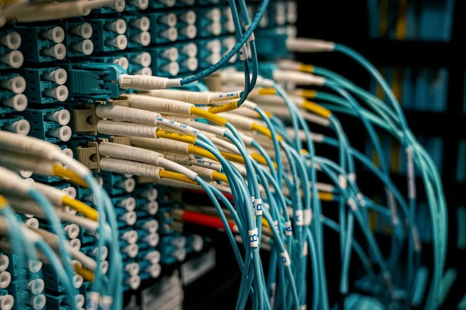 Industrial optical switch with cabled connectors